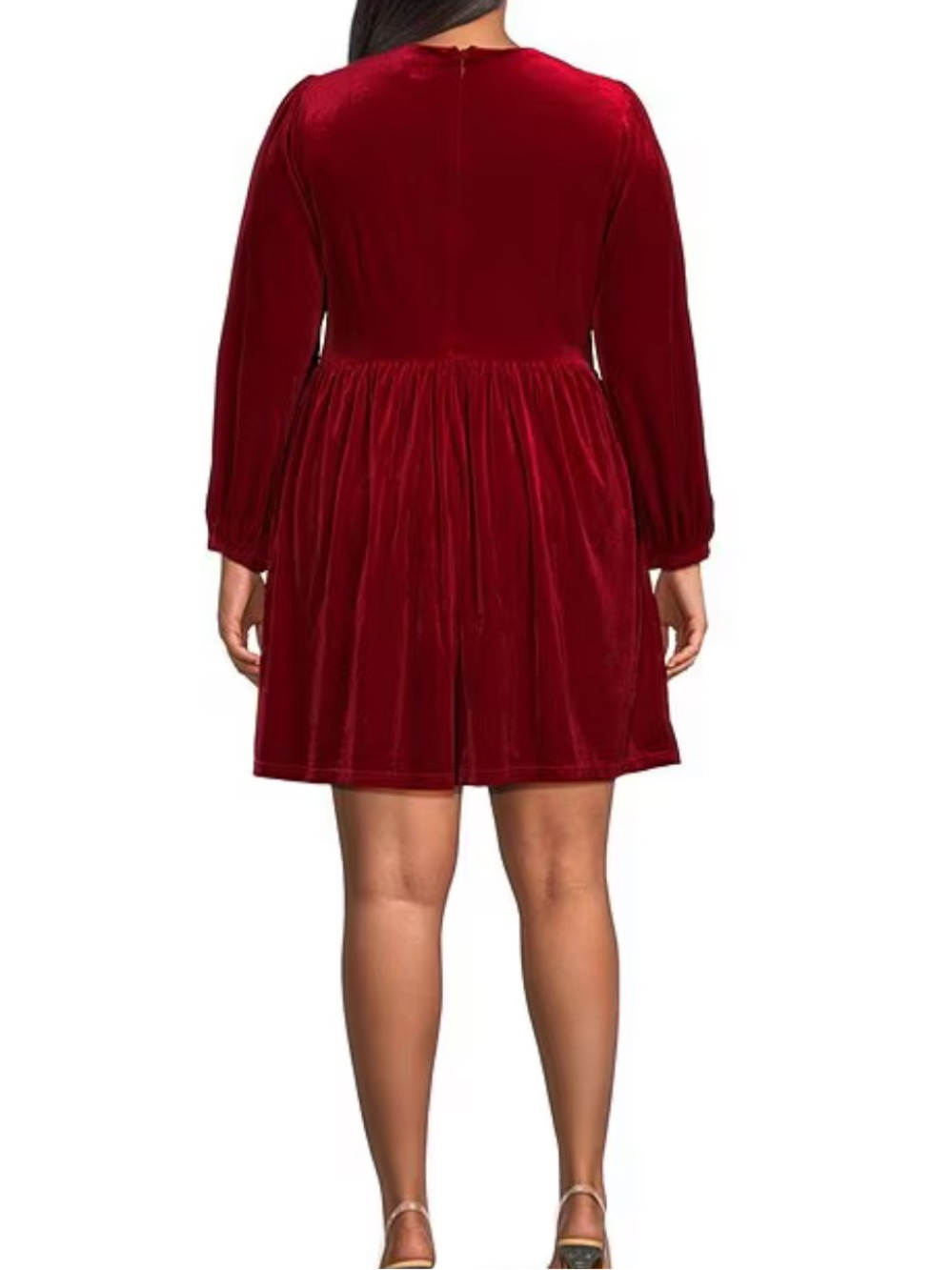 SugarLips Red Velvet Bow-Accent Women's Dress - NWT - Size 2X - Picture 4 of 14